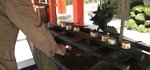 箱根神社のパワースポット　手水舎（神奈川箱根町）